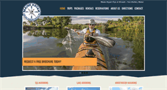 Desktop Screenshot of mainekayak.com